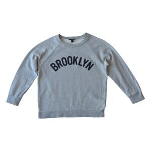 J.Crew Gray Brooklyn Crewneck Sweatshirt Size Small